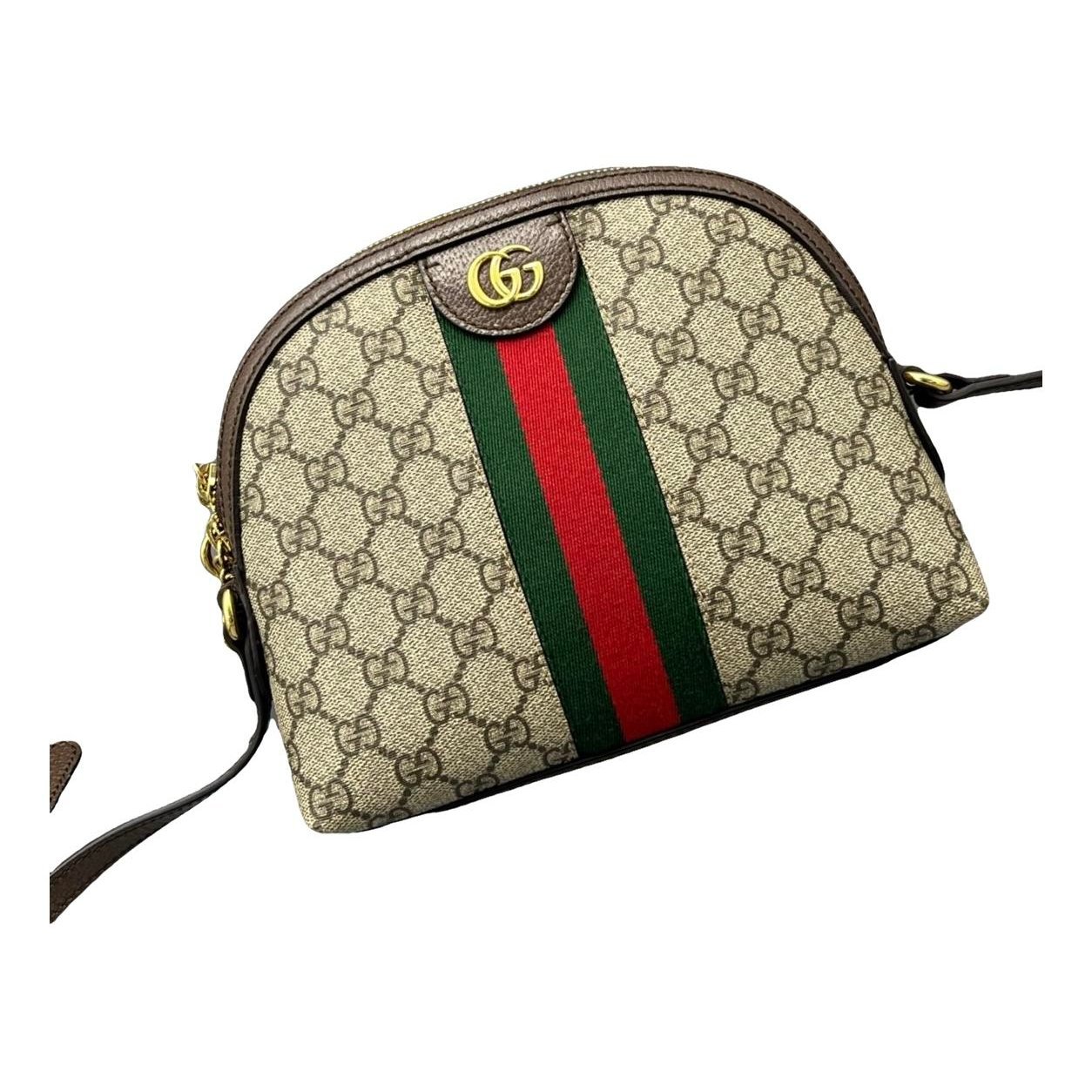 Ophidia Dome leather handbag