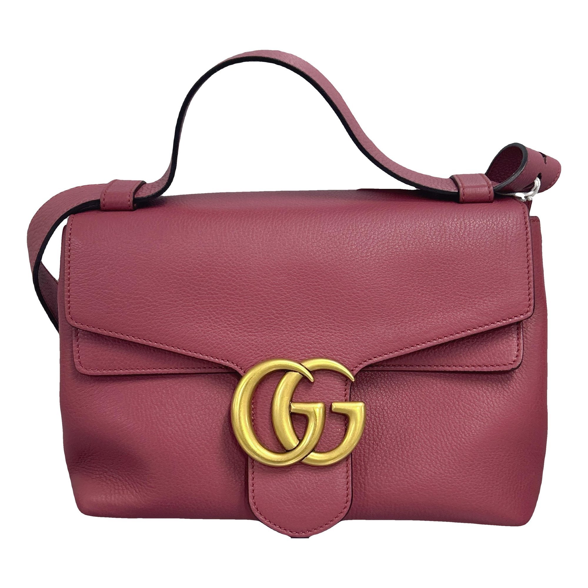 GG Marmont Flap leather handbag