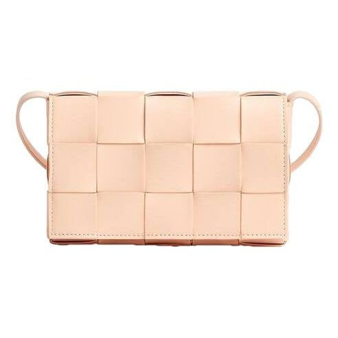 Cassette leather crossbody bag