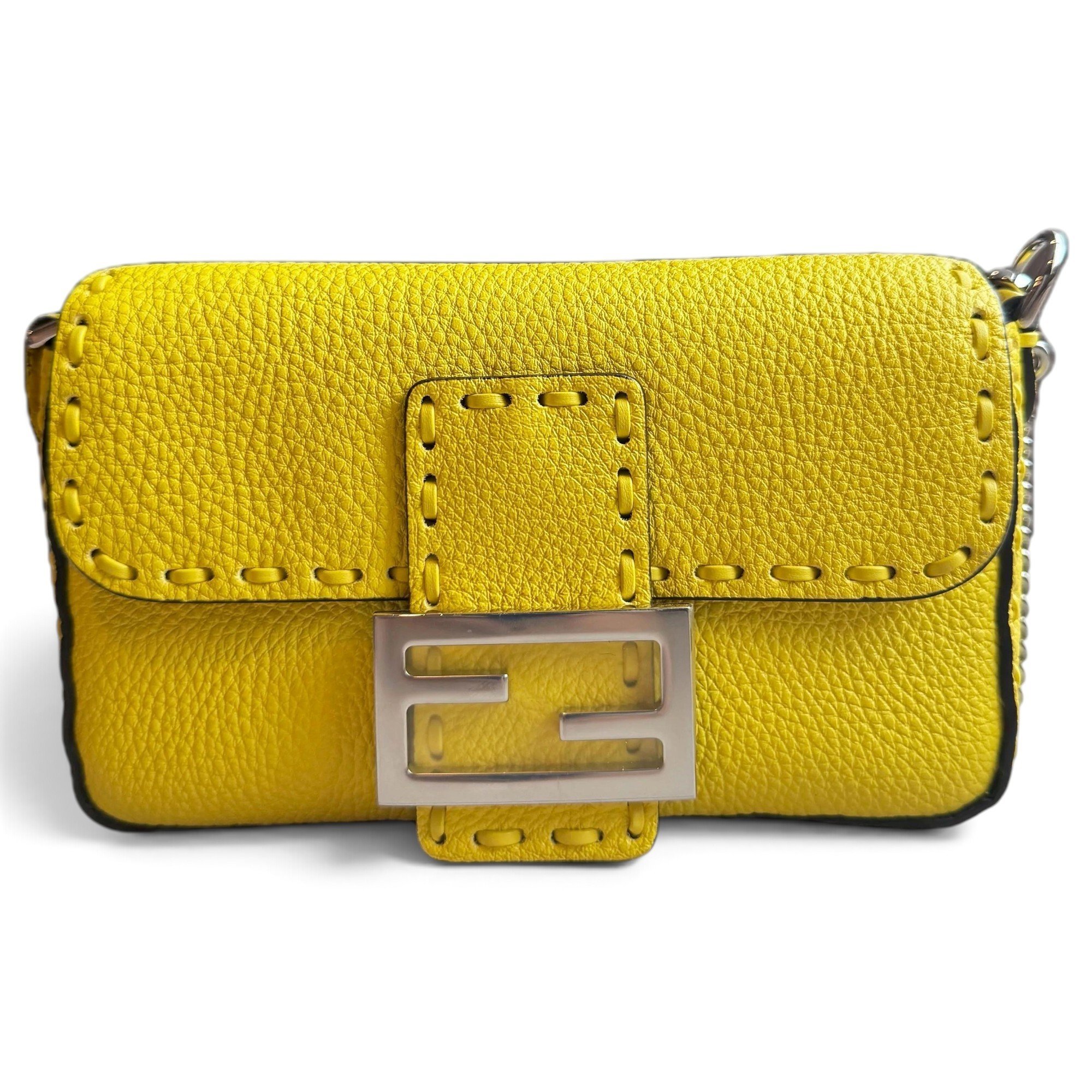 Baguette leather bag