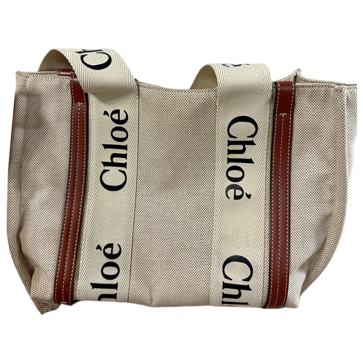 Chloe Woody cloth tote