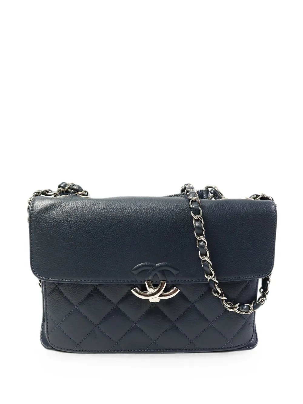 CC turn-lock shoulder bag