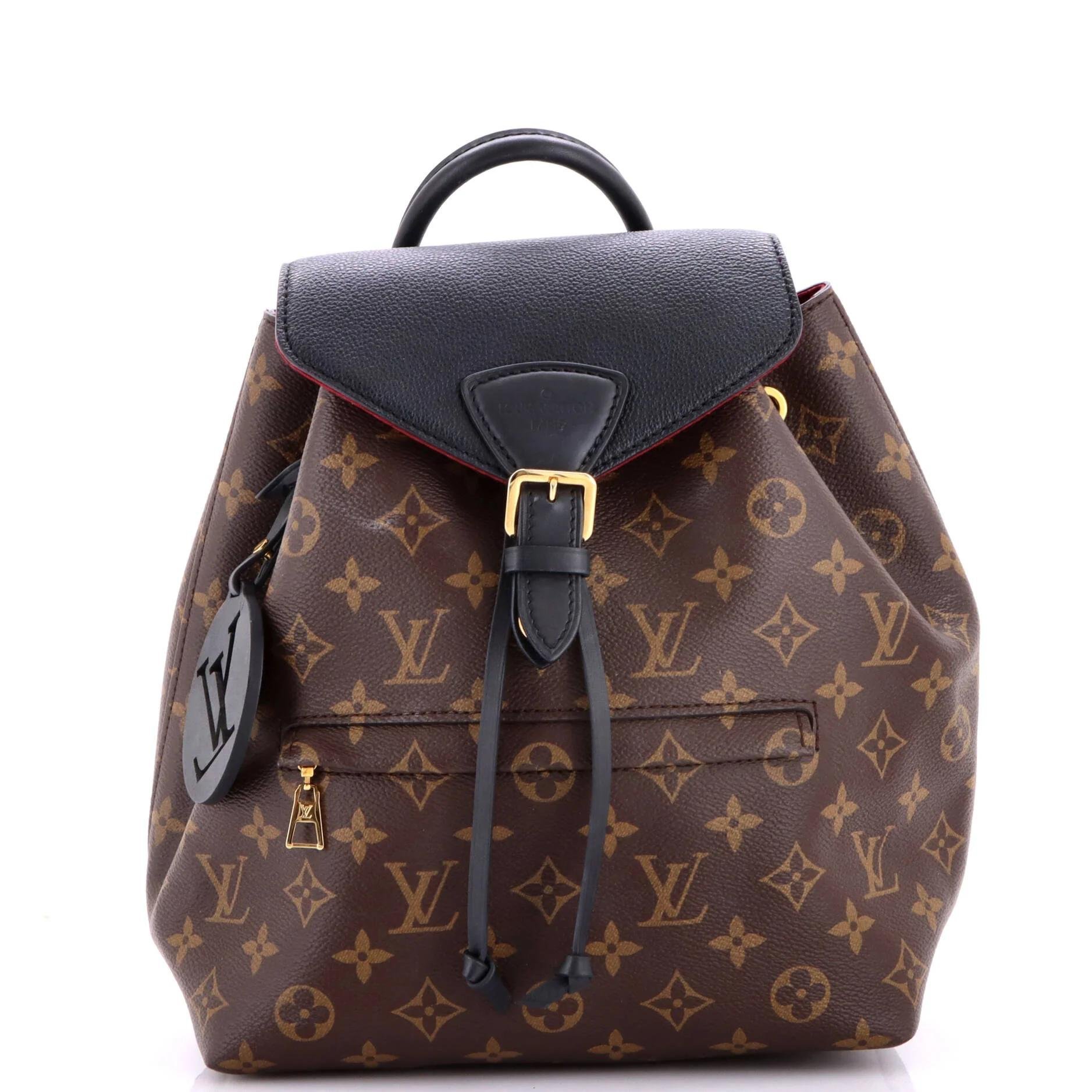Leather backpack