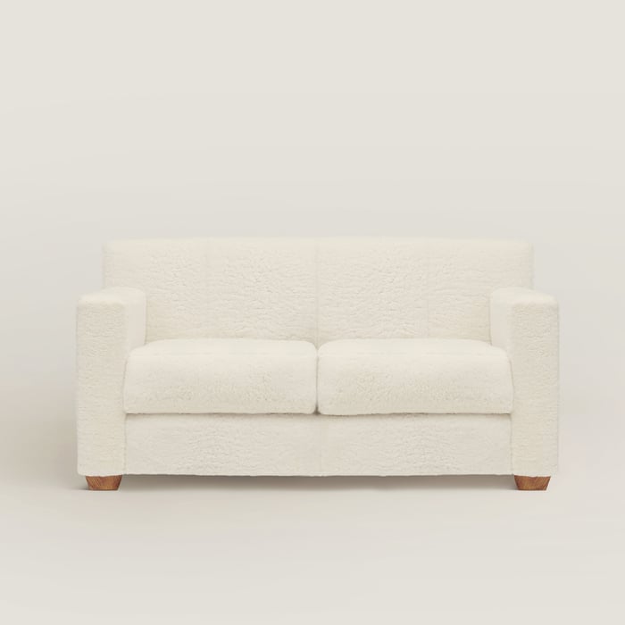 Naturel Reeditions J.-m. Frank Par Hermès Woolskin 2-seater Sofa