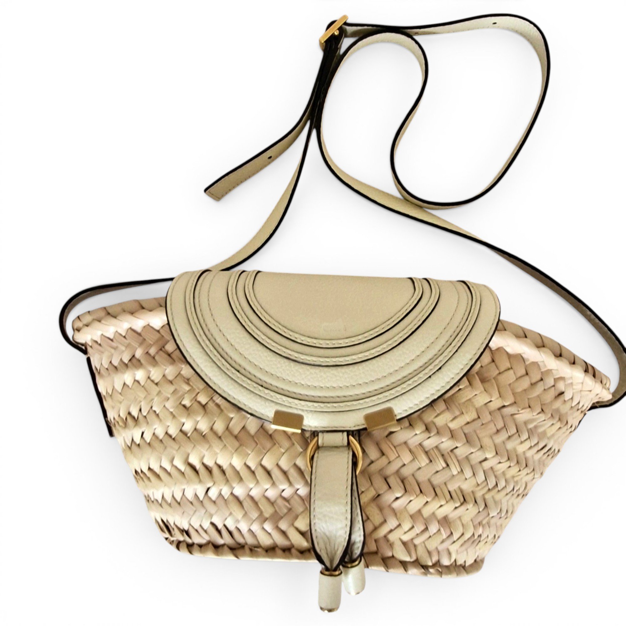 Marcie Flap leather tote