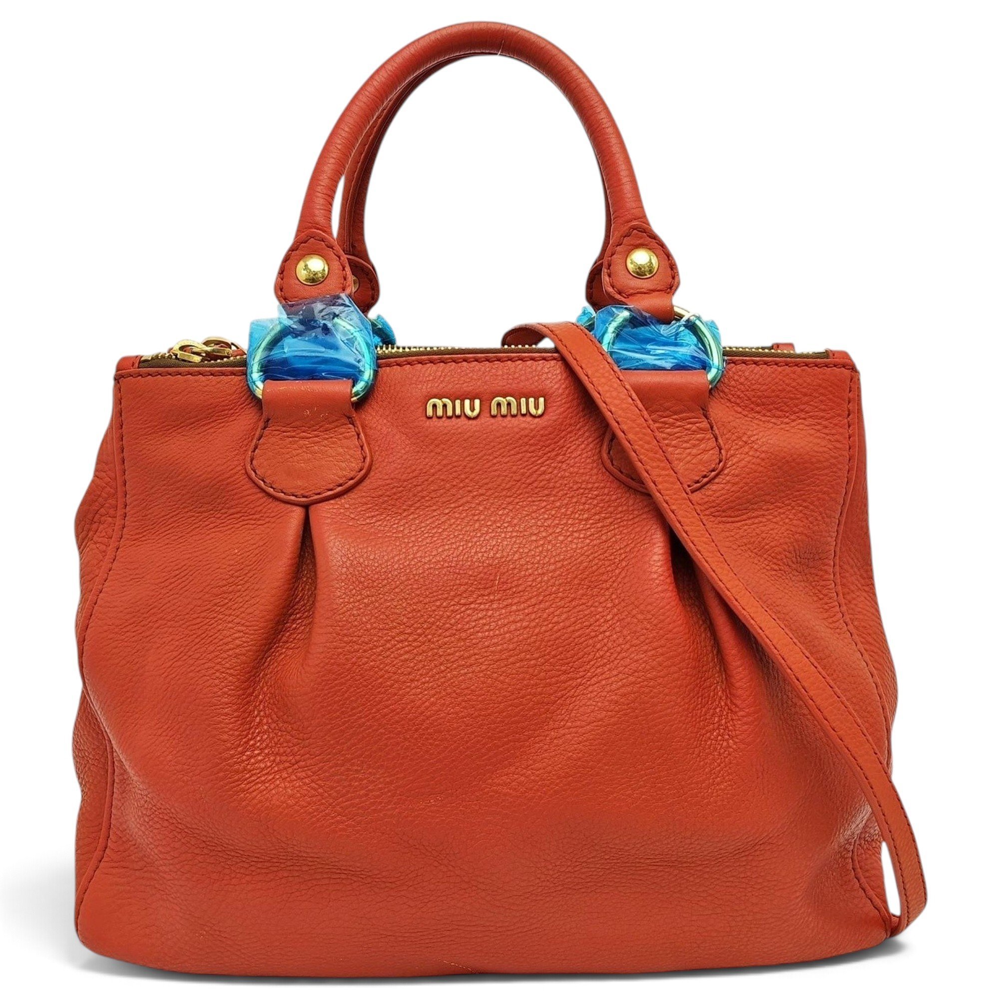 Leather handbag
