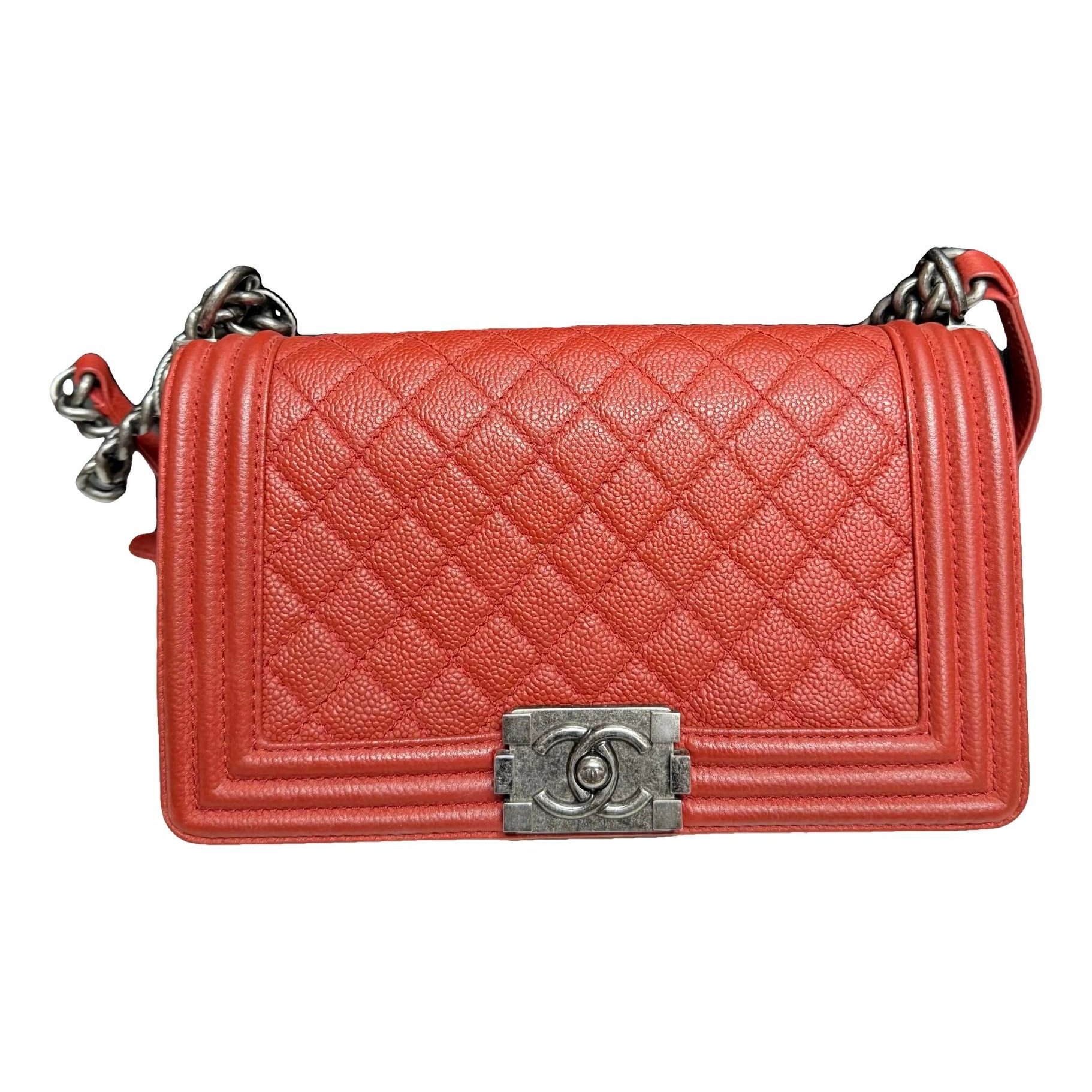 Boy leather crossbody bag