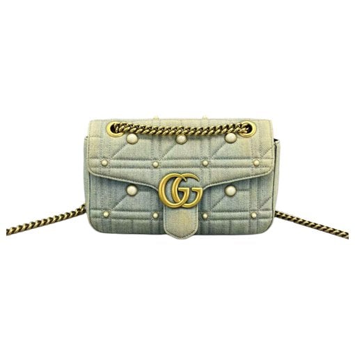 Pearly GG Marmont Flap handbag