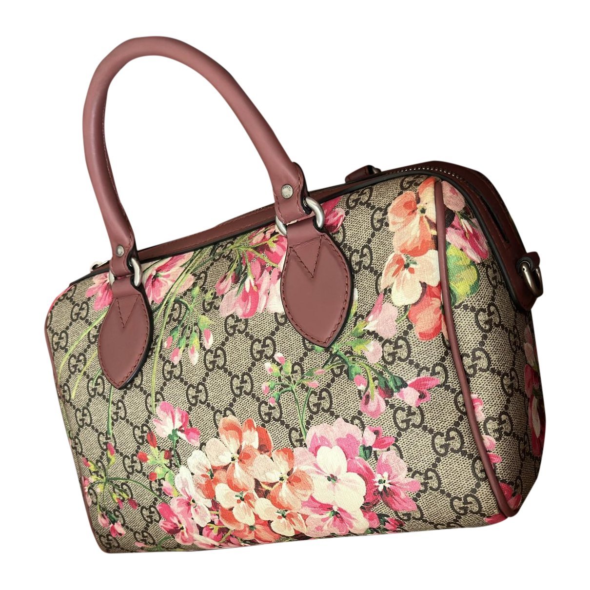 Boston leather handbag