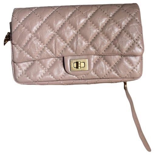 2.55 leather clutch bag