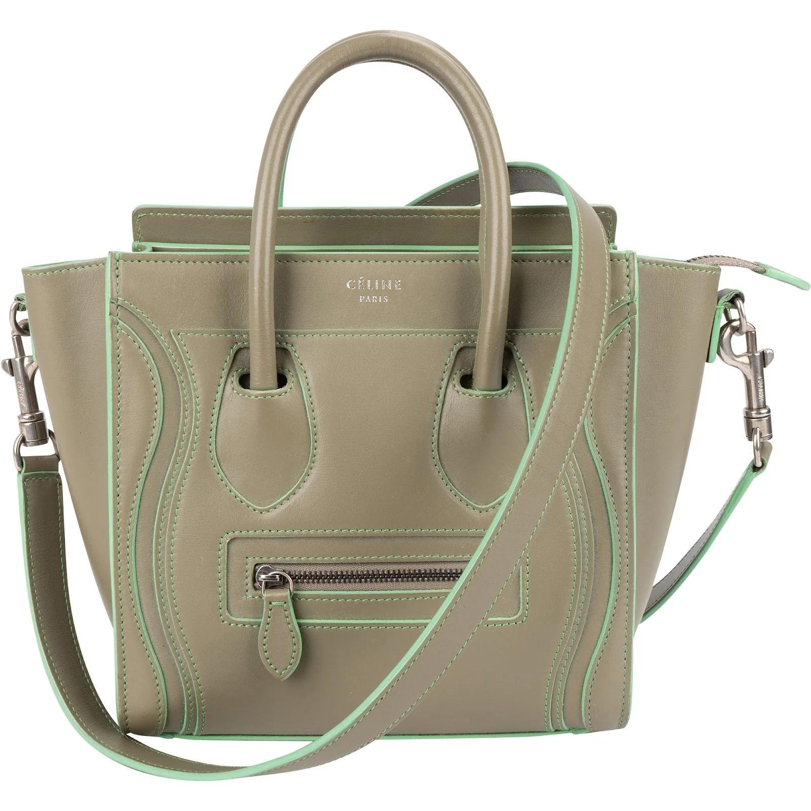 Luggage leather handbag