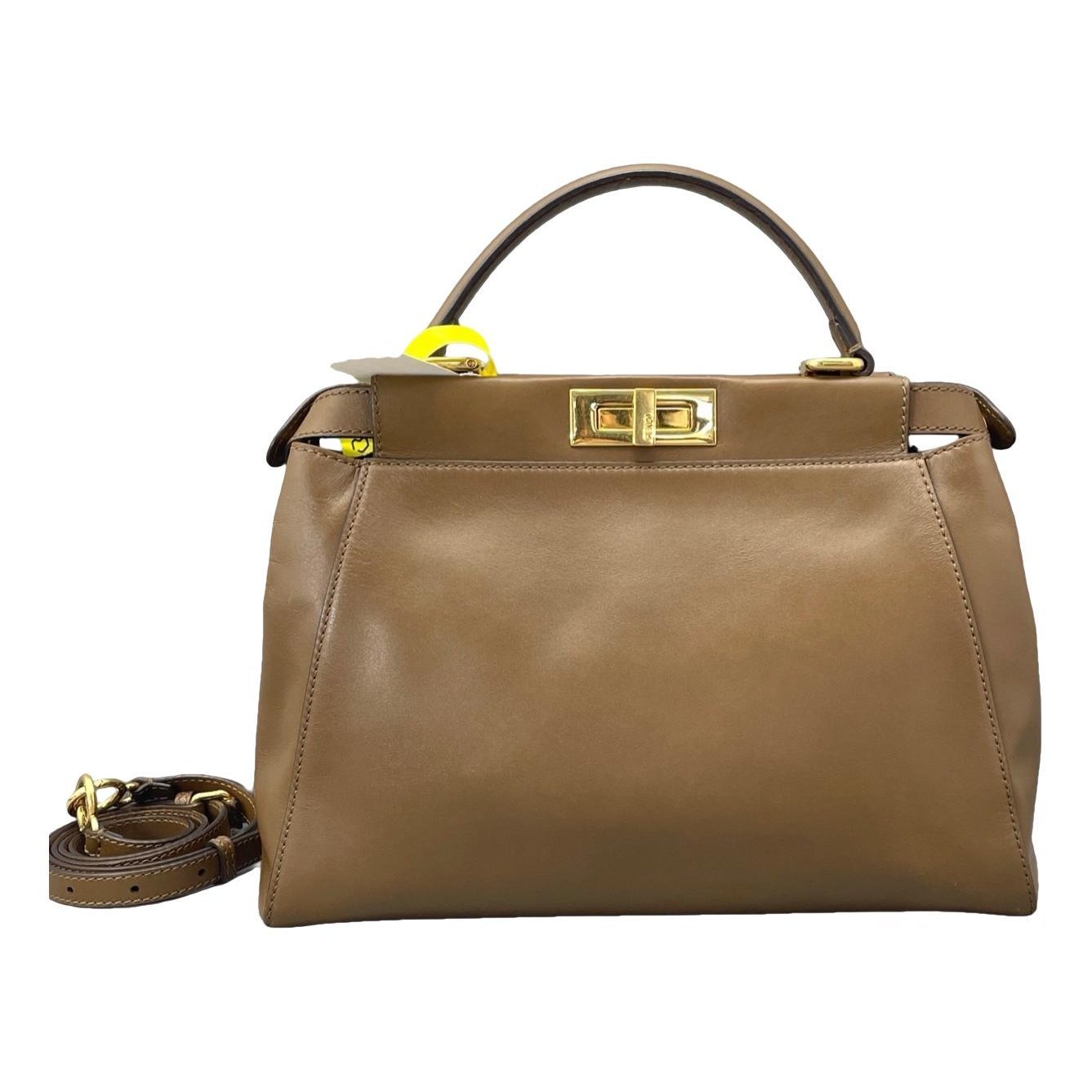 Peekaboo leather handbag