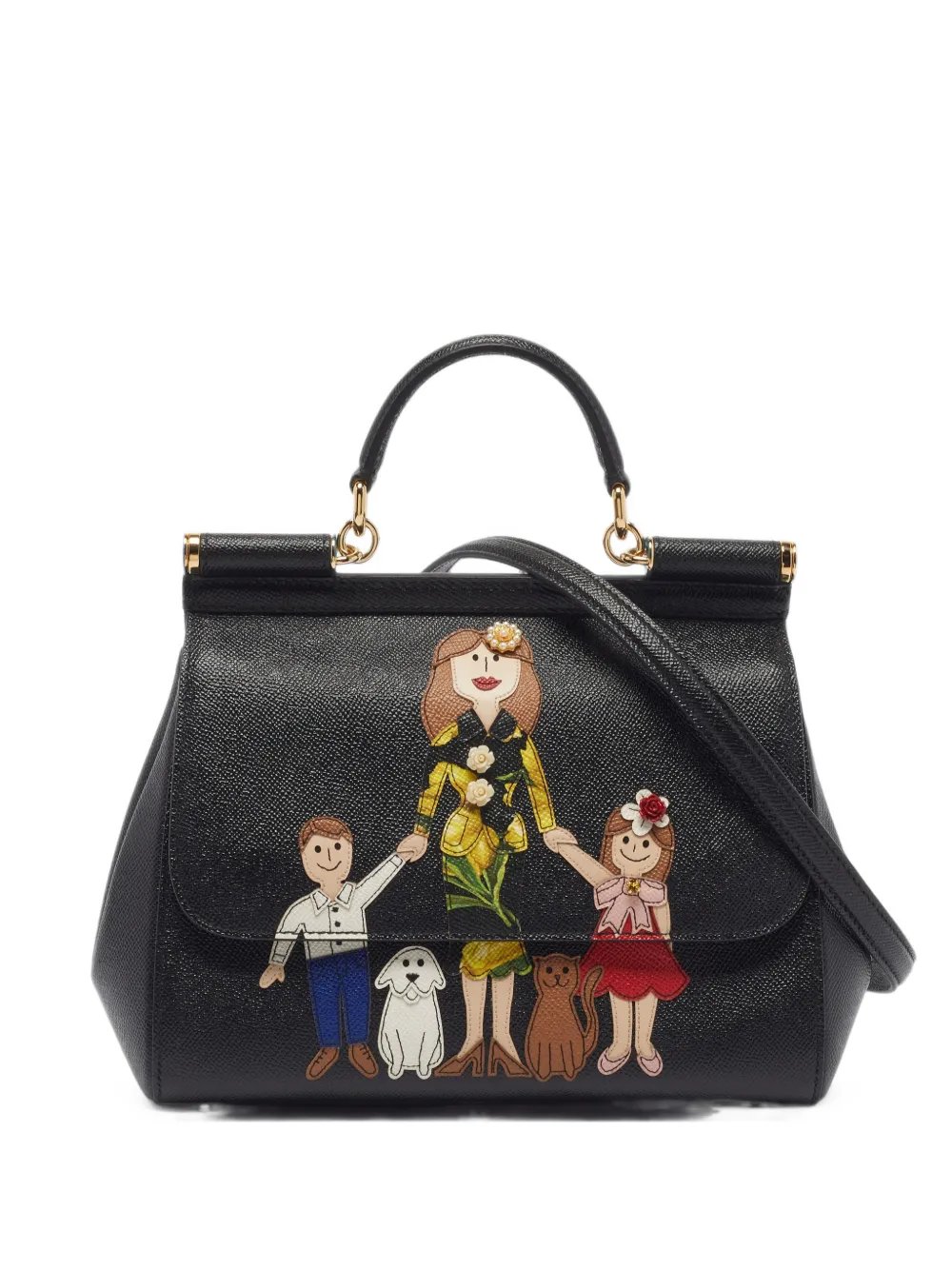 Miss Sicily DG family top tote bag