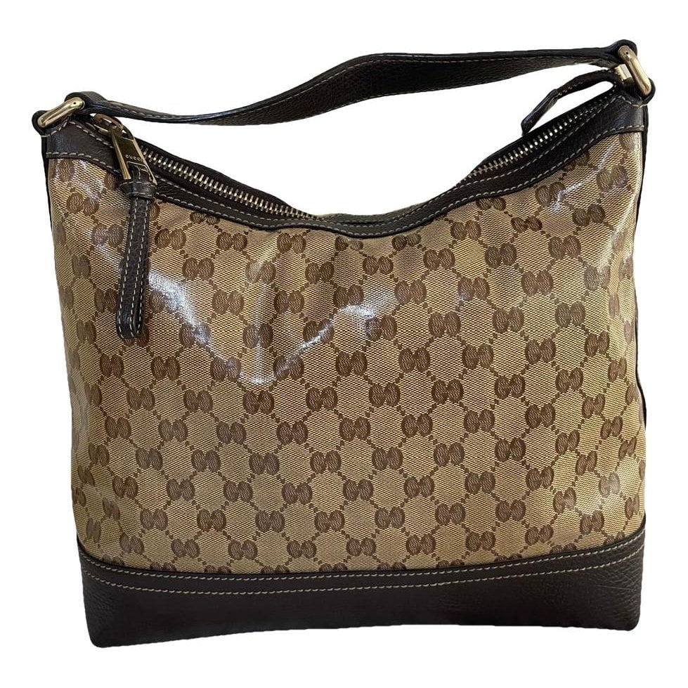 Patent leather handbag