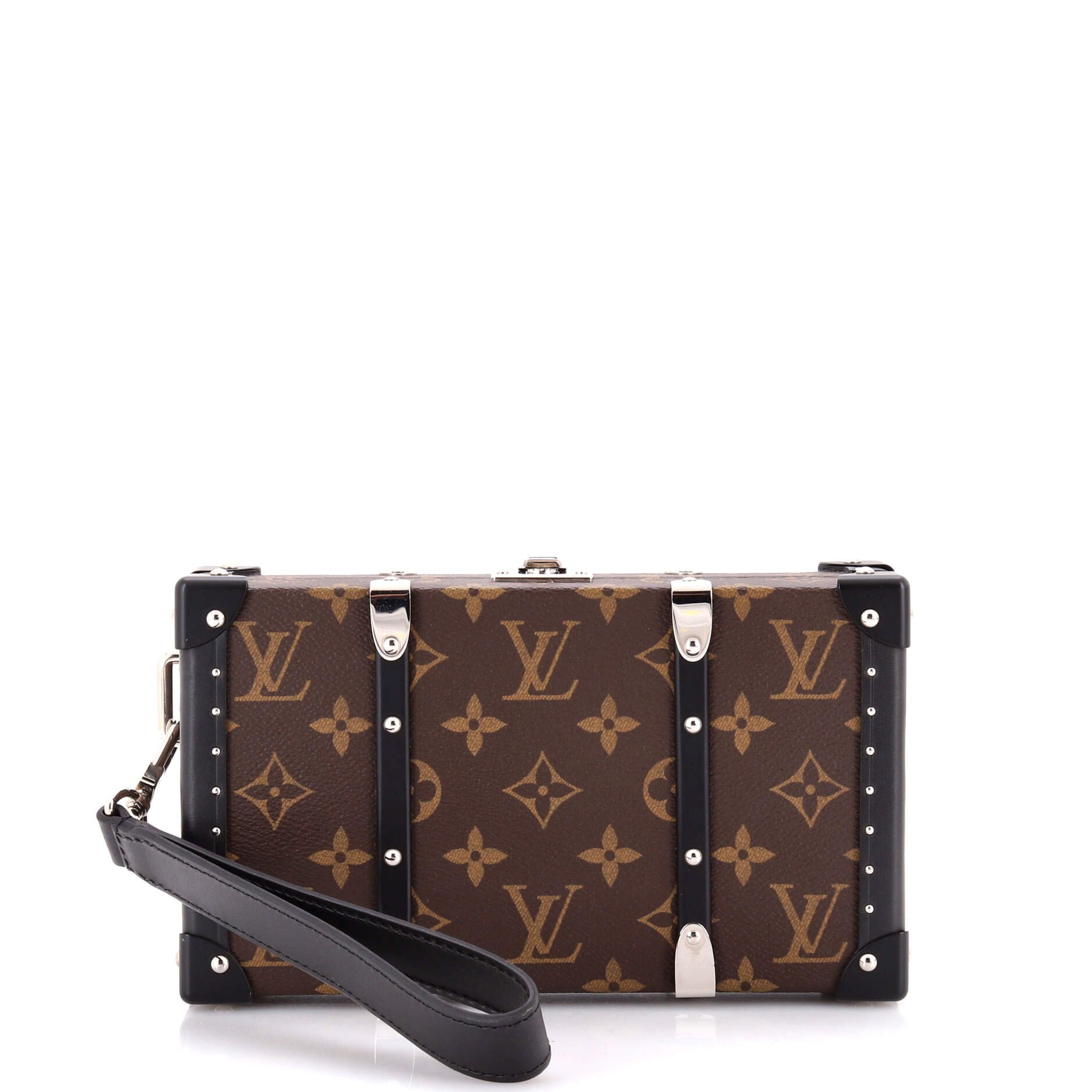 Louis Vuitton Wallet Trunk Clutch Macassar Monogram Canvas