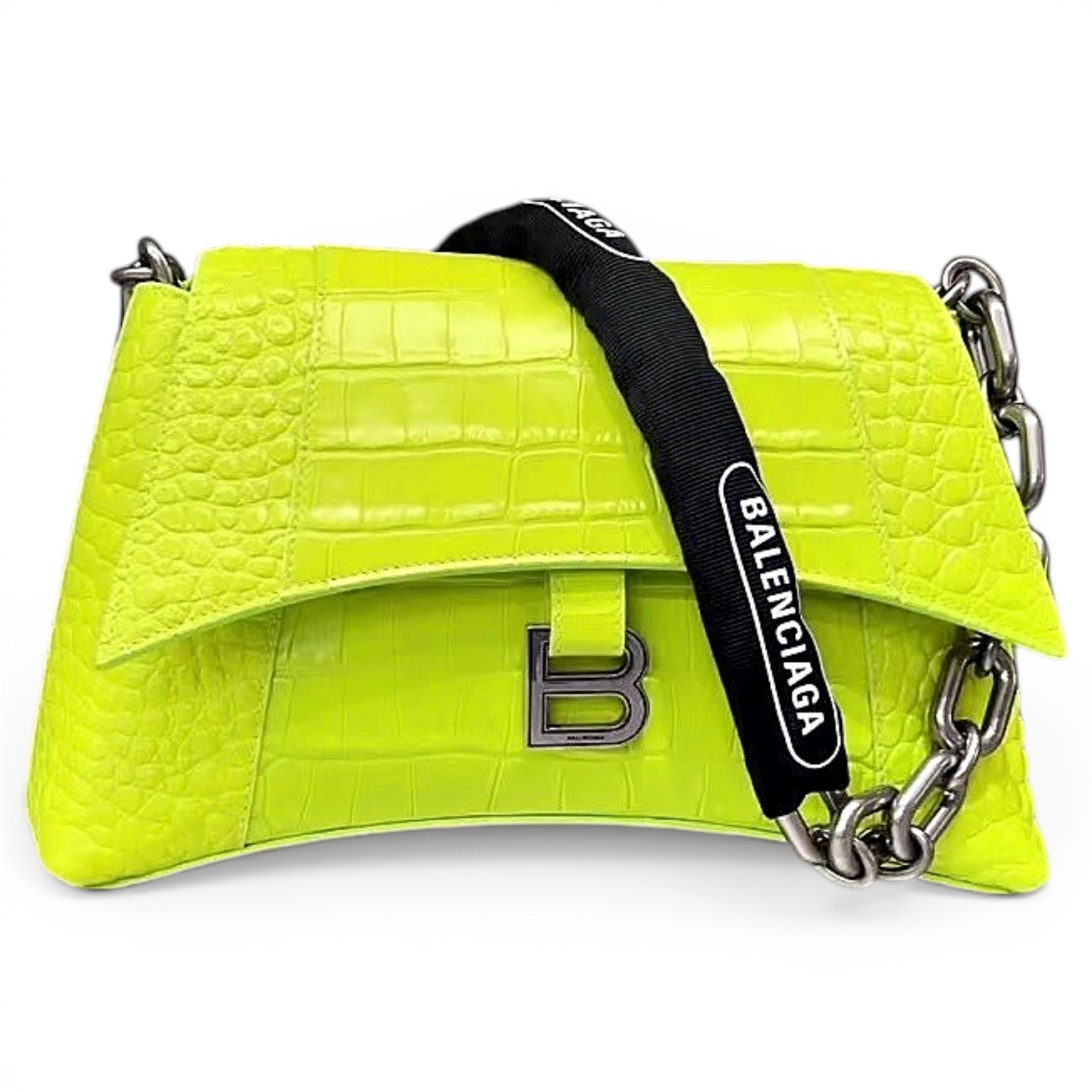 Balenciaga Downtown Chain leather handbag