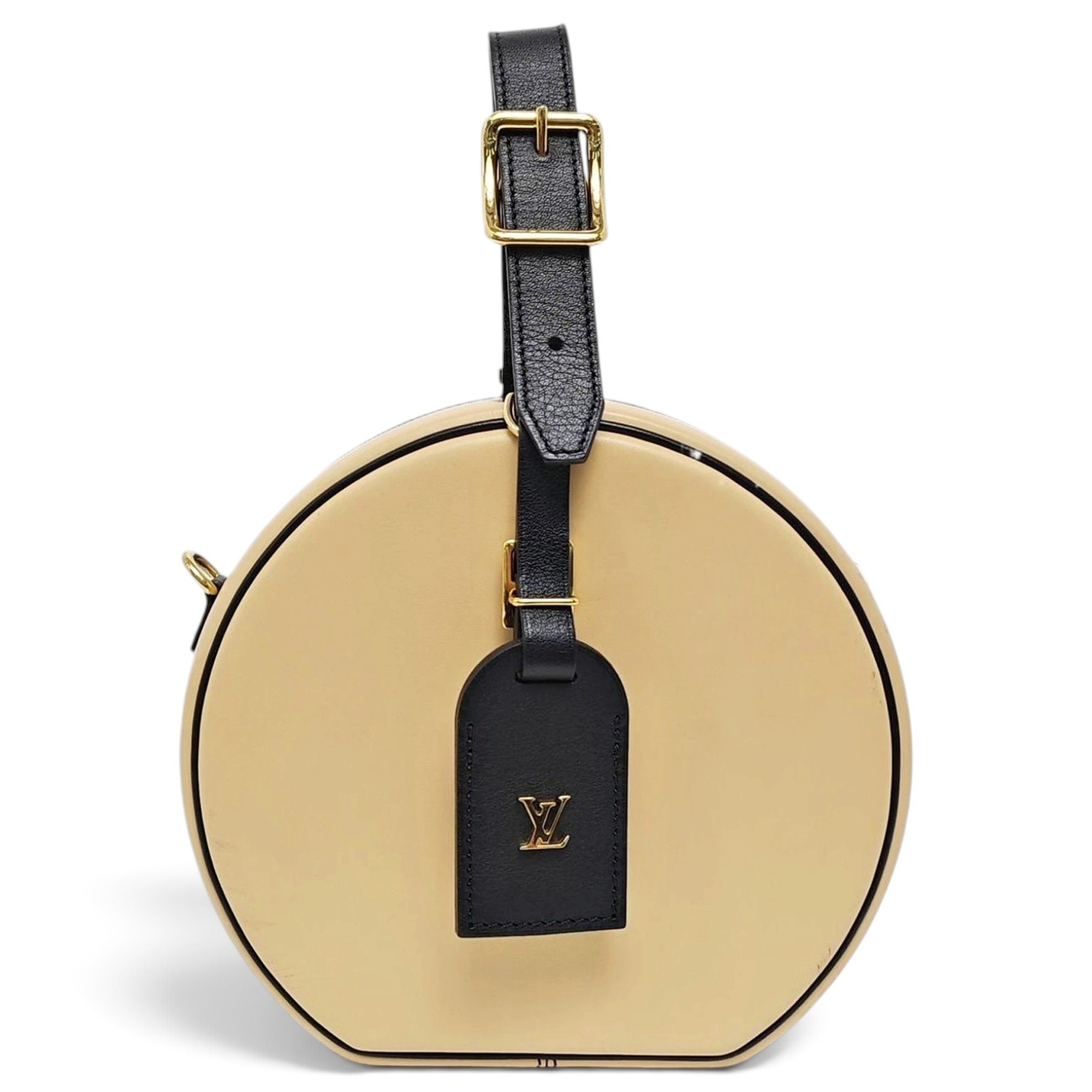 Micro boite chapeau leather handbag