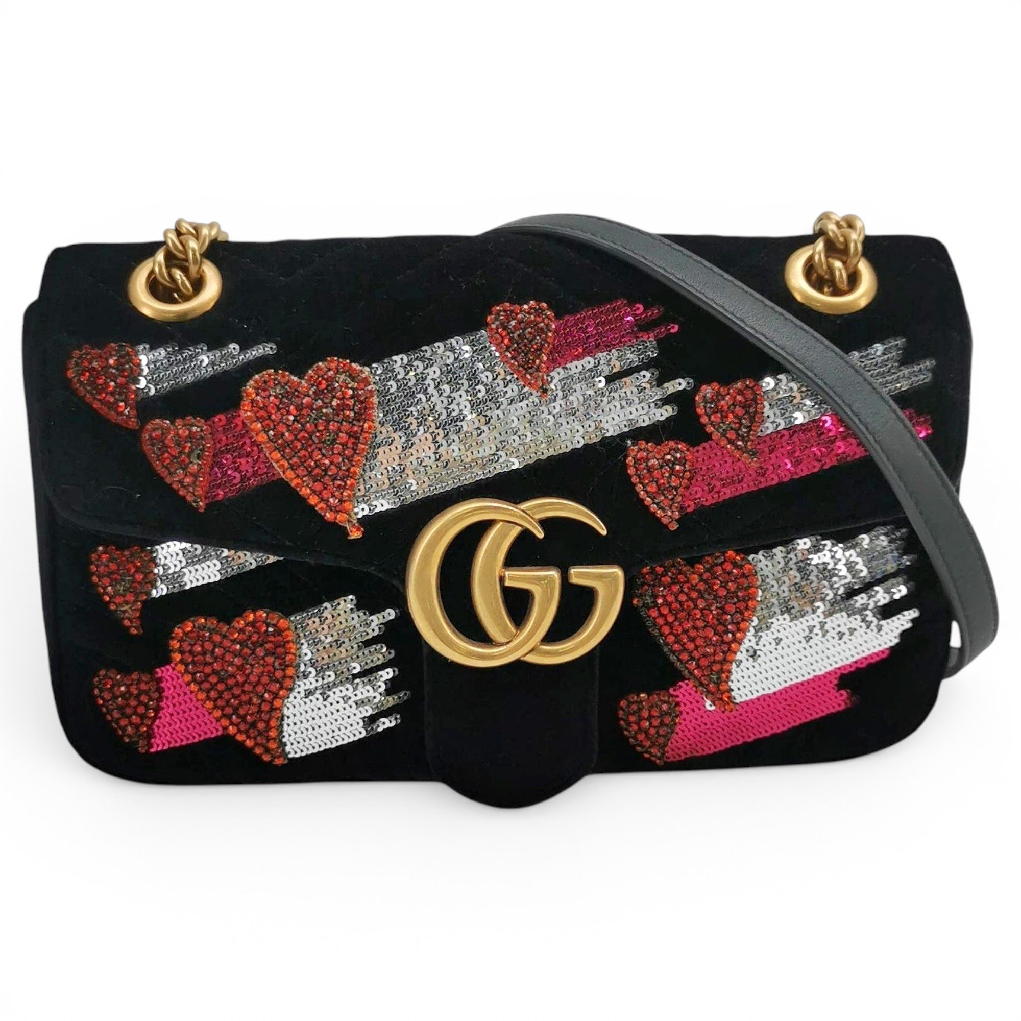GG Marmont velvet handbag