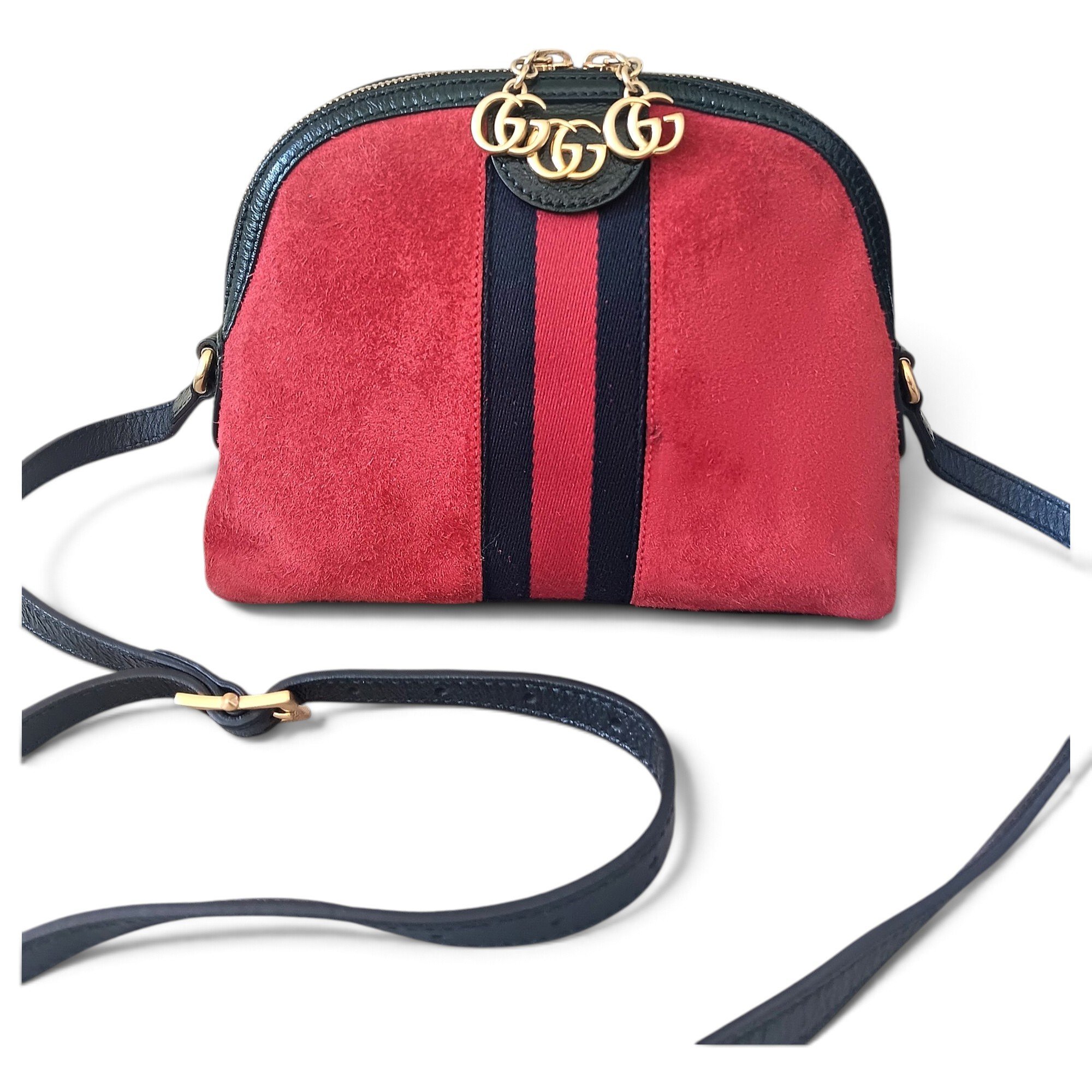 Ophidia Dome leather handbag