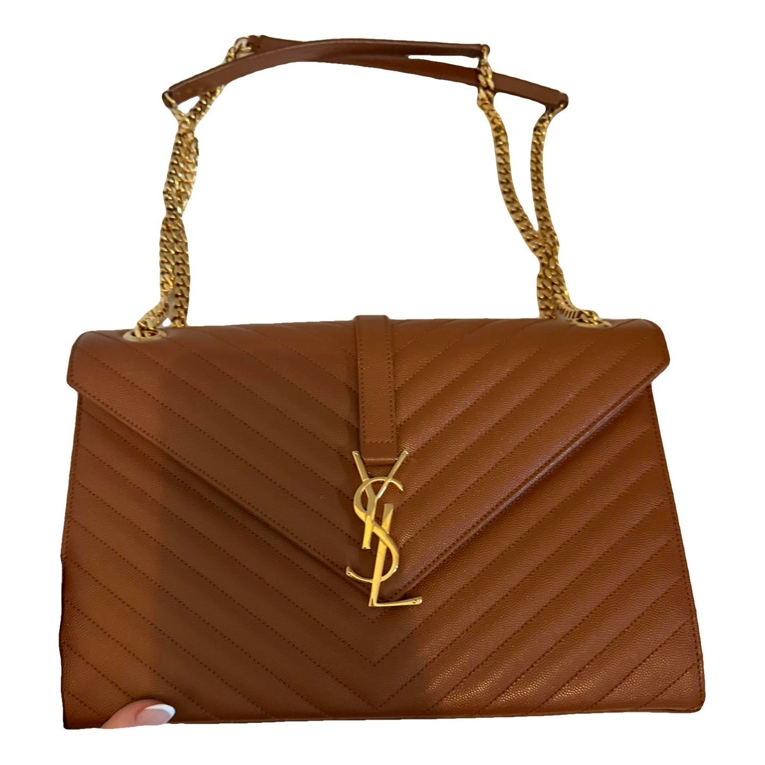 Leather handbag