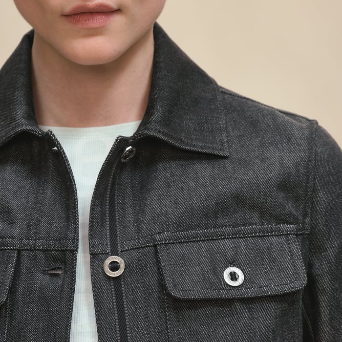 Gris Carbone Denim Jacket