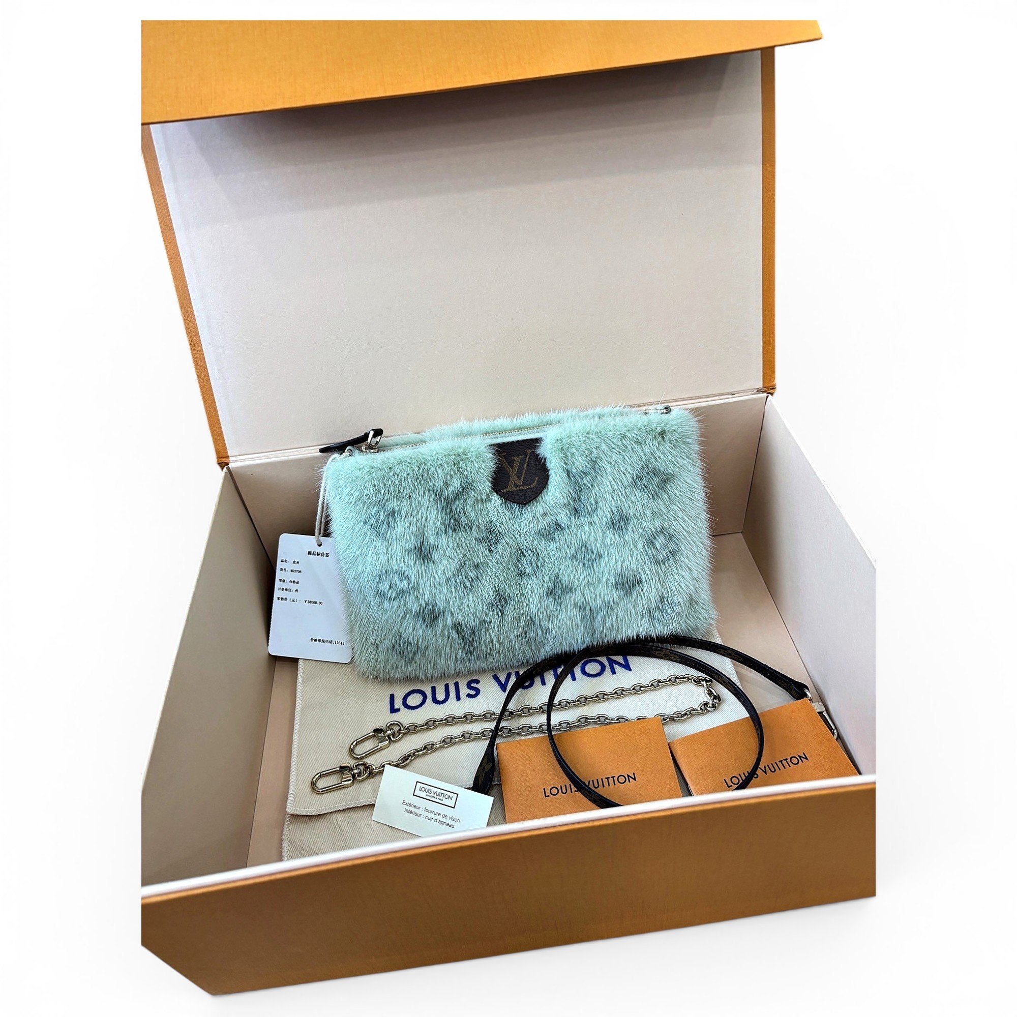 Leather handbag