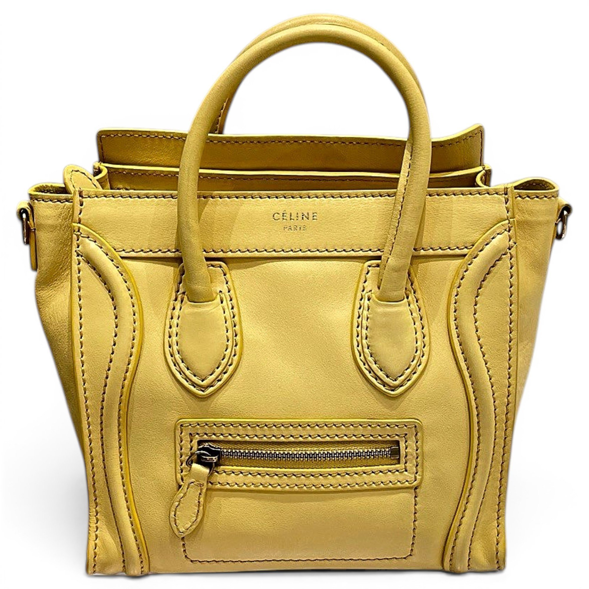 Luggage leather crossbody bag