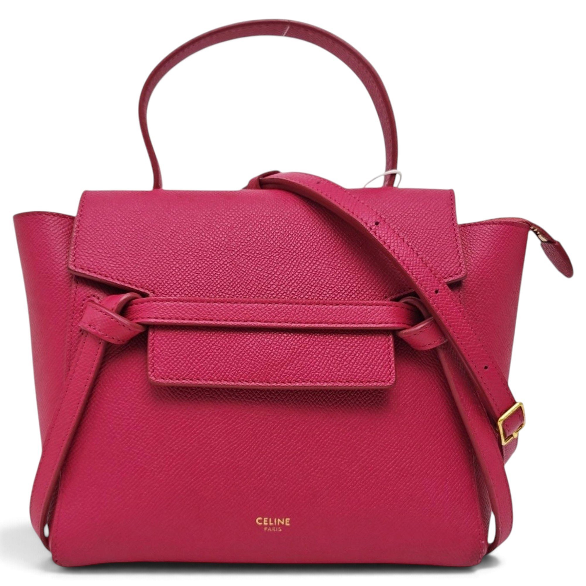 Belt leather handbag