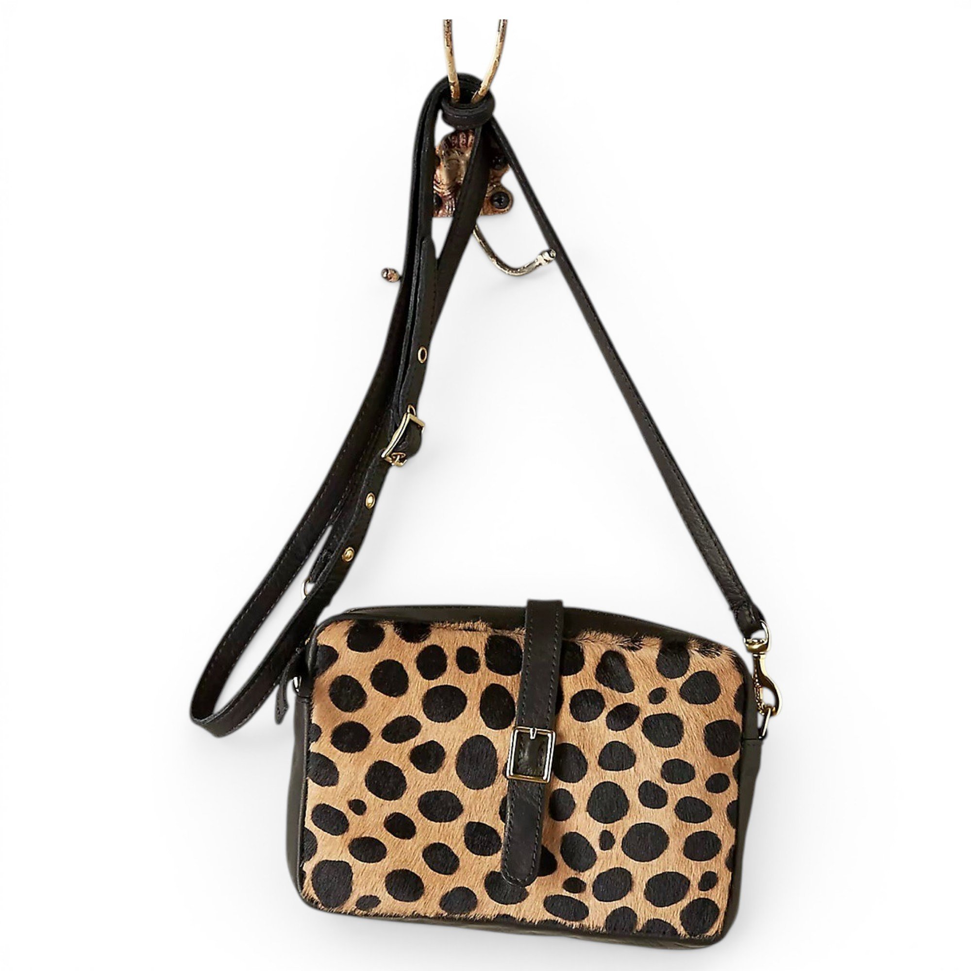 Leather crossbody bag