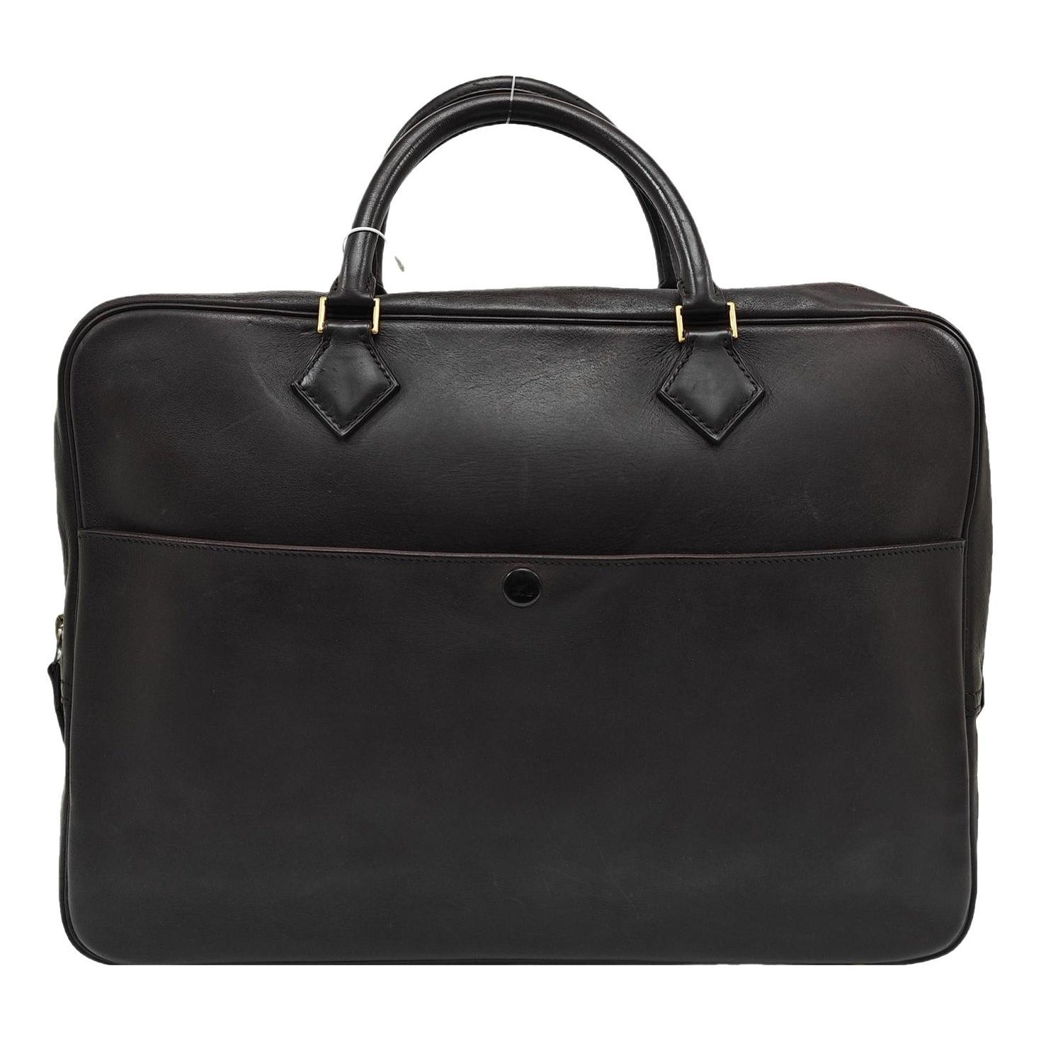 Plume leather handbag