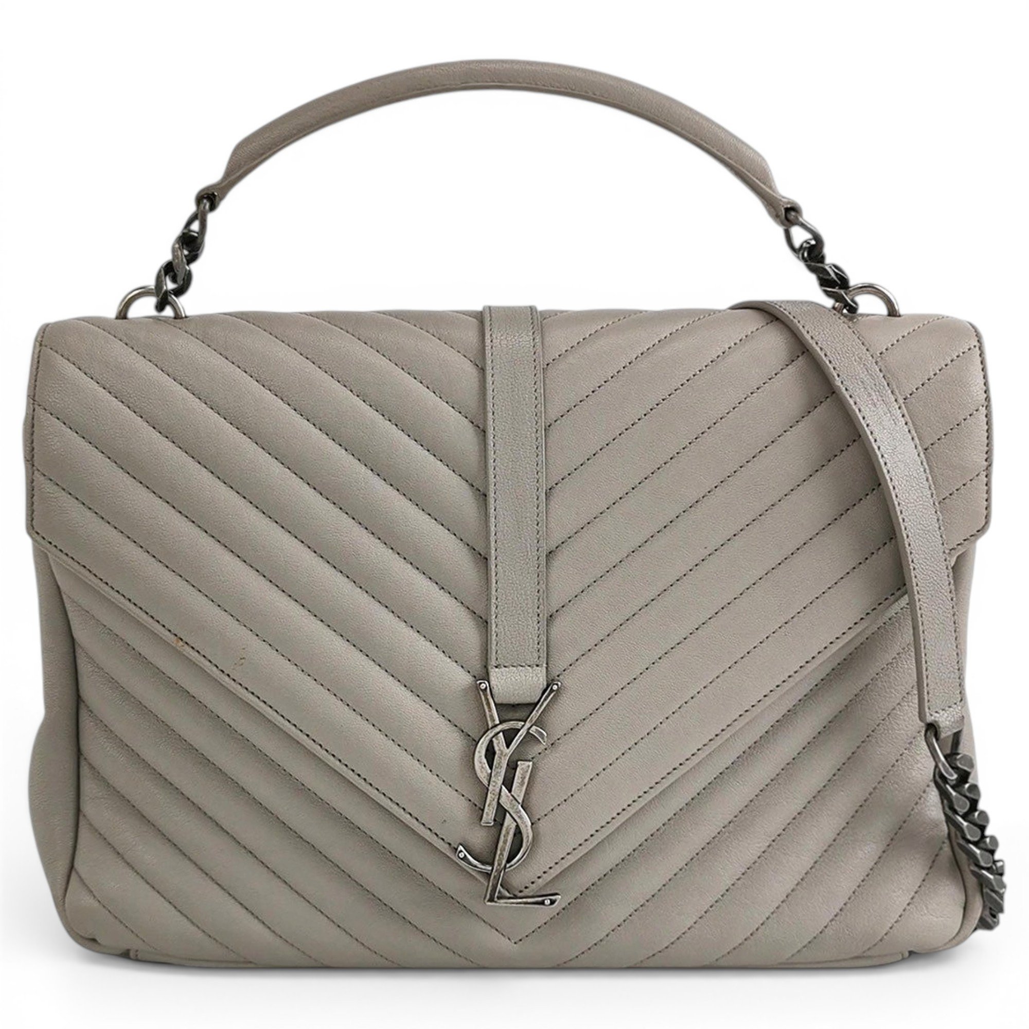 Collége monogramme leather handbag