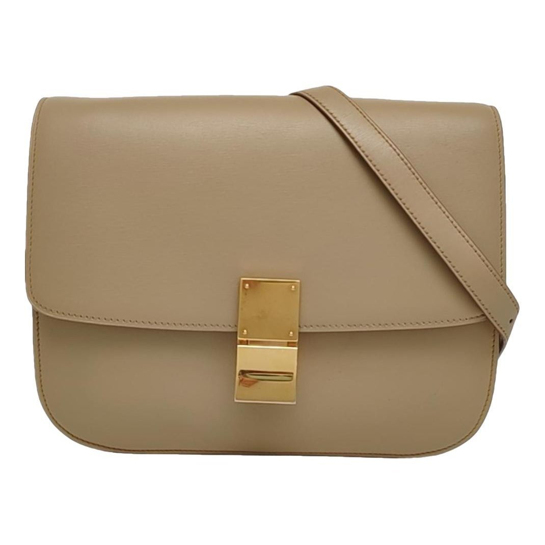Classic leather crossbody bag