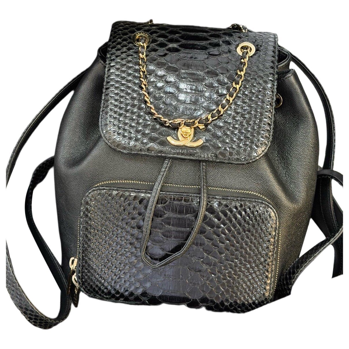 Leather backpack