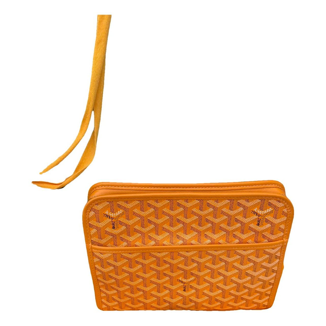 Jouvence leather clutch bag