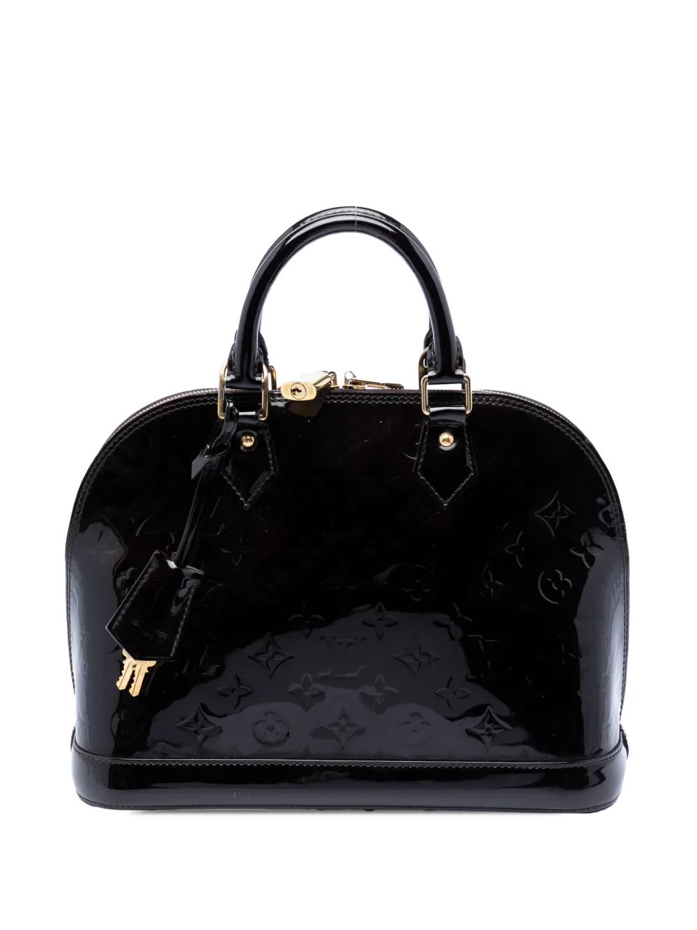 2014 Monogram Vernis Alma PM satchel