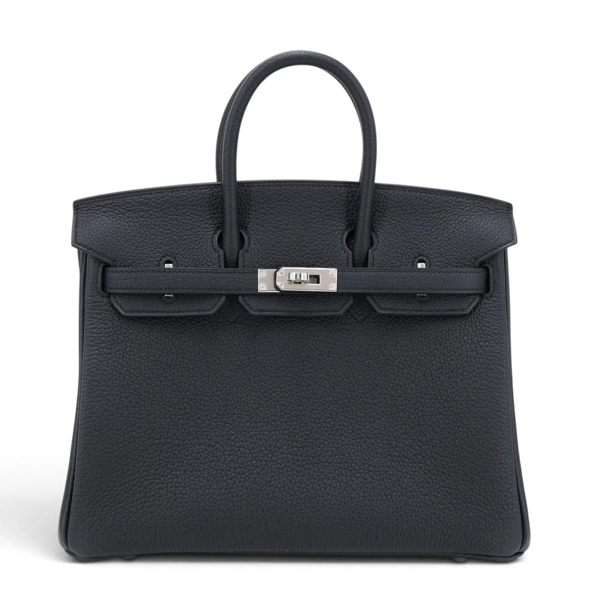 Brand New ( Rank N ) HERMÈS Birkin 25 Noir (89) Togo Palladium hardware G (2026)
