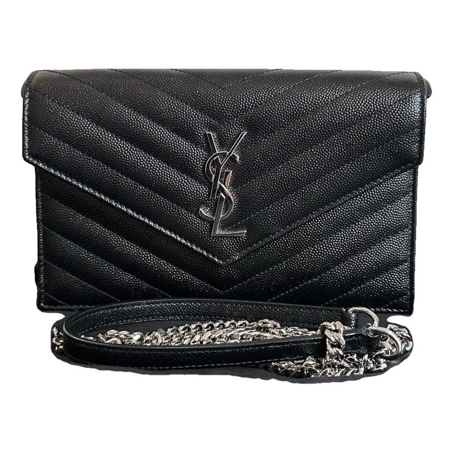Portefeuille enveloppe leather handbag
