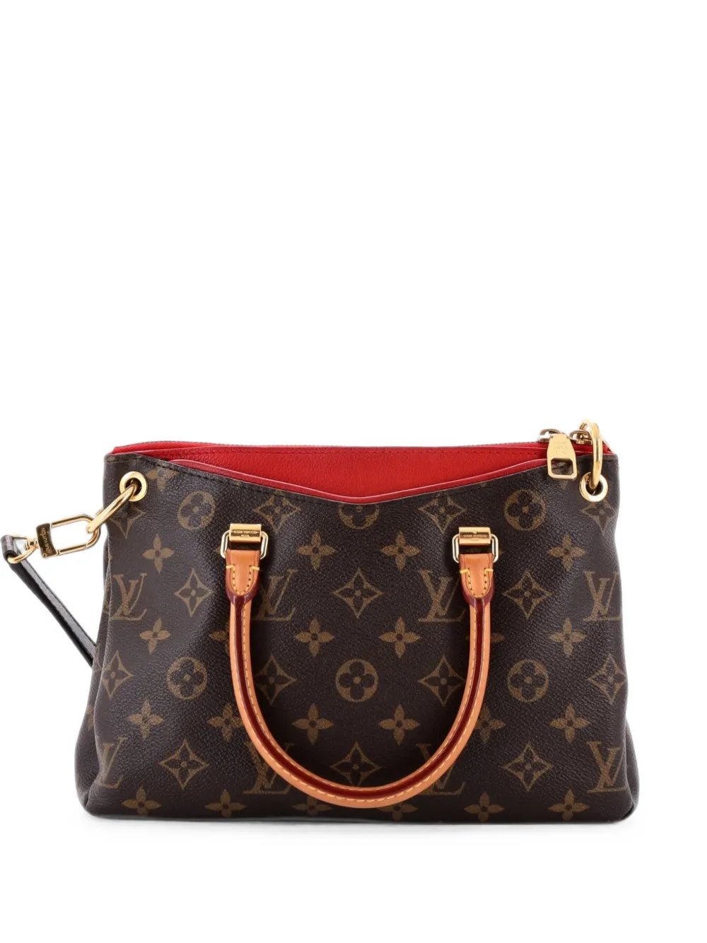 Pallas Tote Monogram Canvas with Leather BB shoulder bag