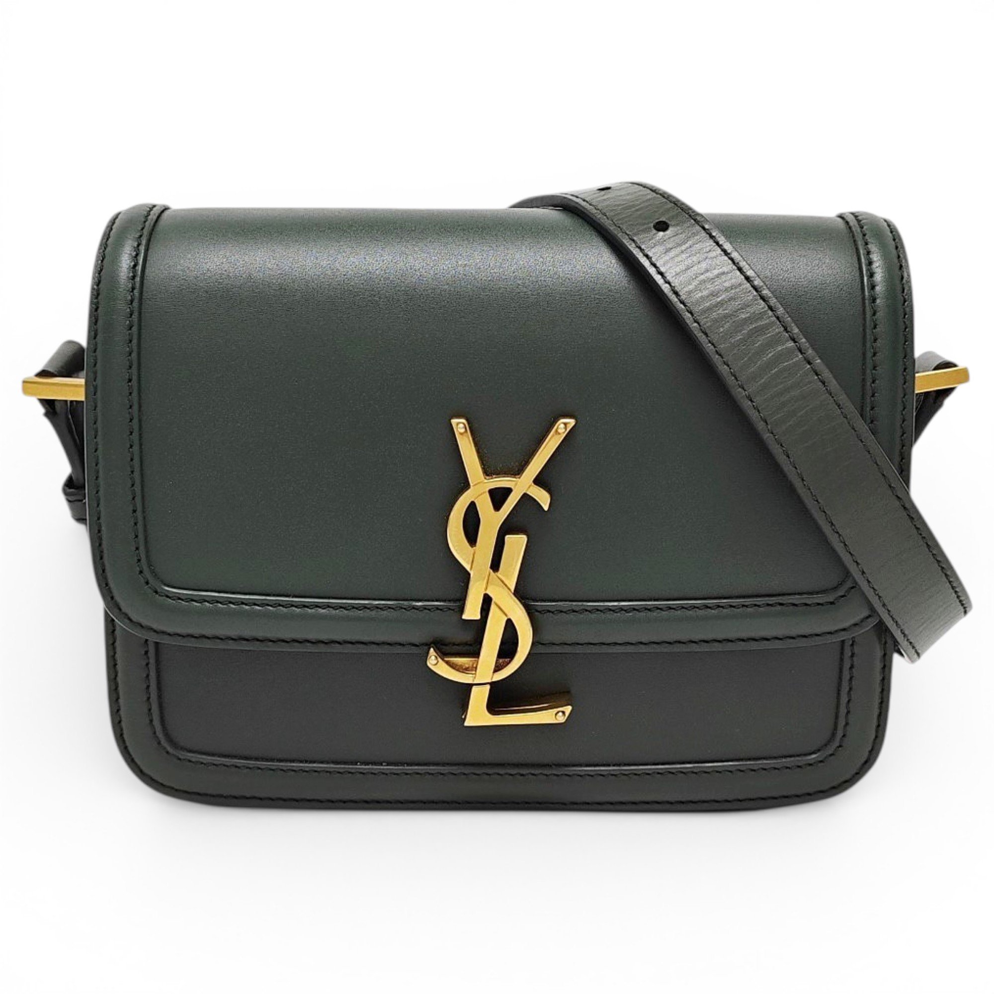 Solférino leather handbag