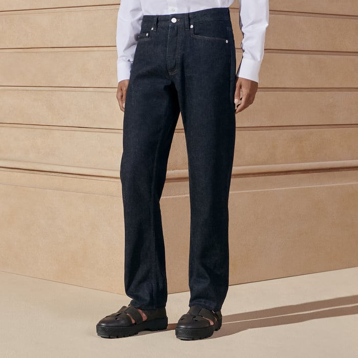 Indigo Straight Cut Jeans