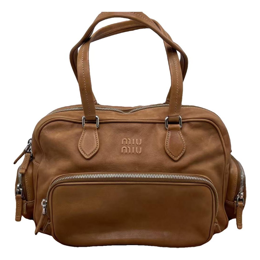 Leather handbag