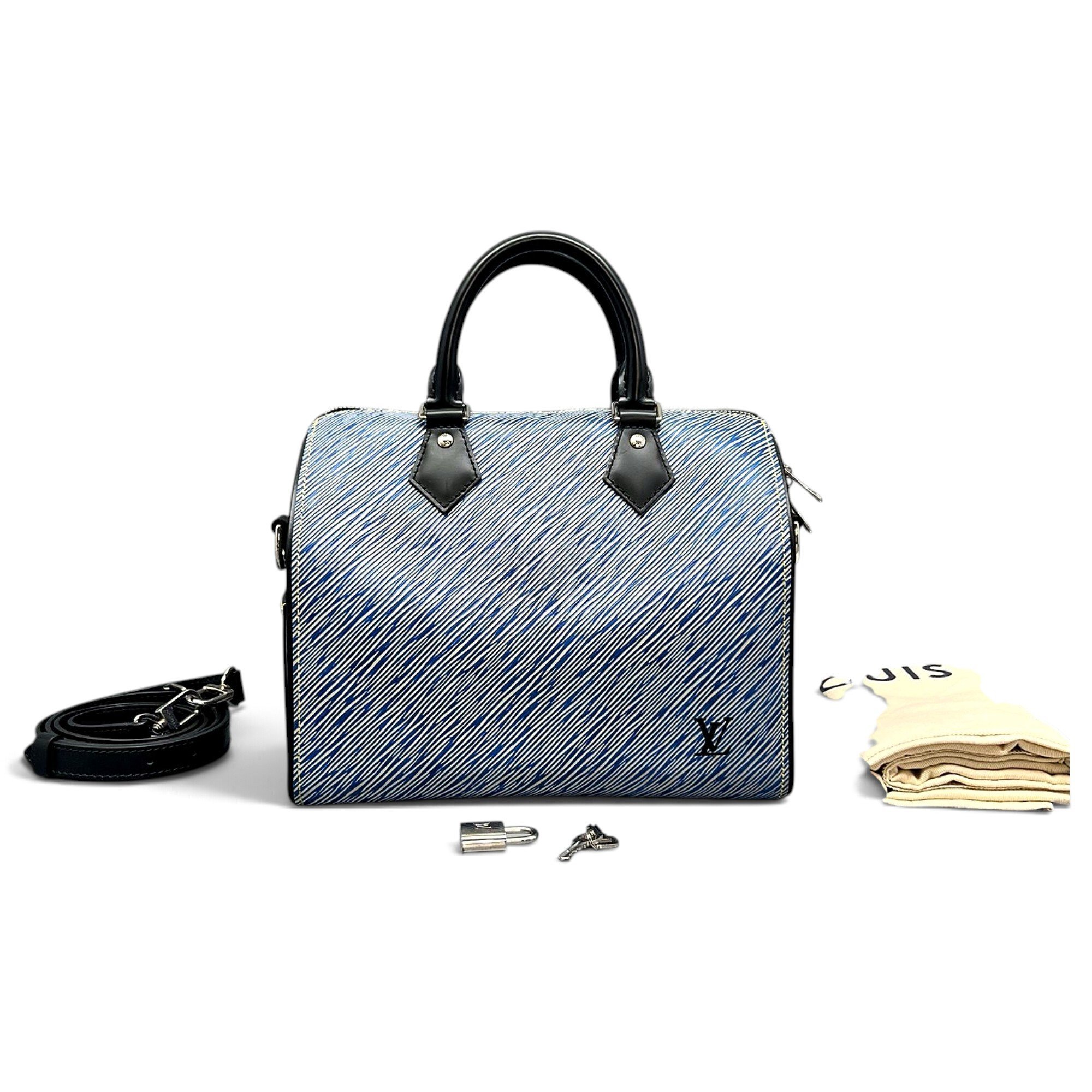 Speedy leather handbag