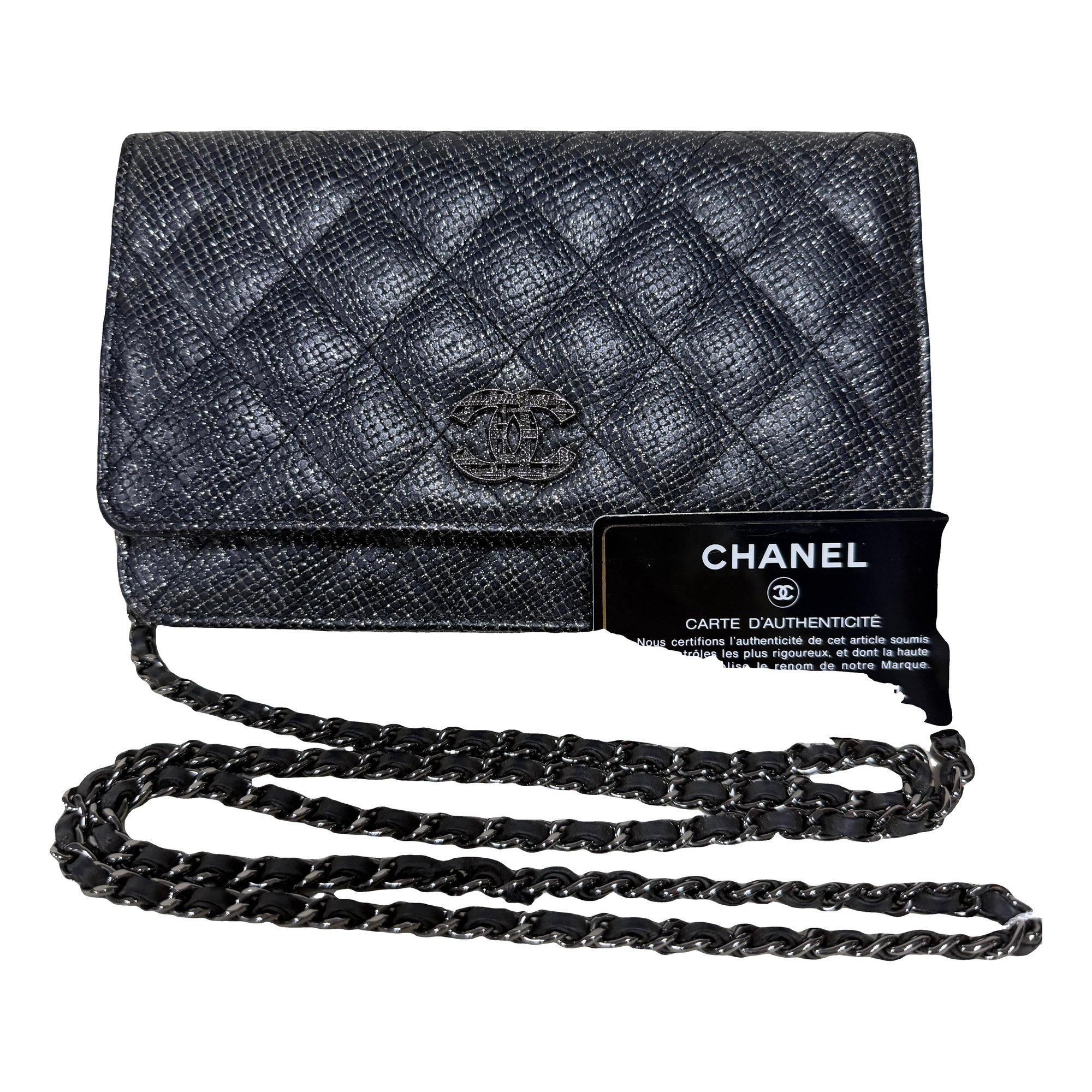 Wallet On Chain Timeless/Classique leather handbag