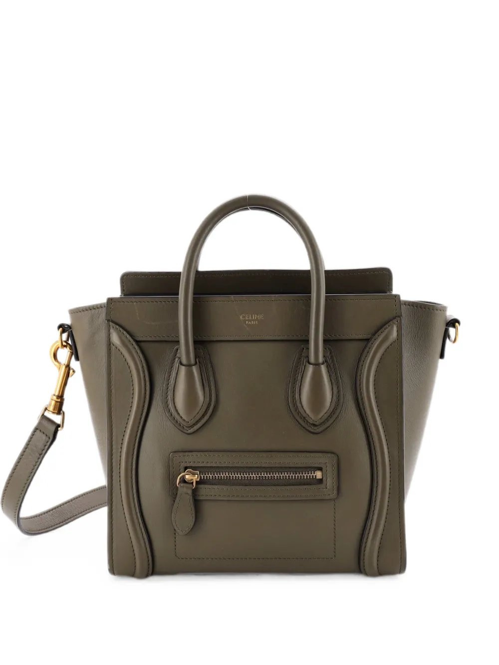 Luggage Bag Smooth Leather Nano crossbody bag