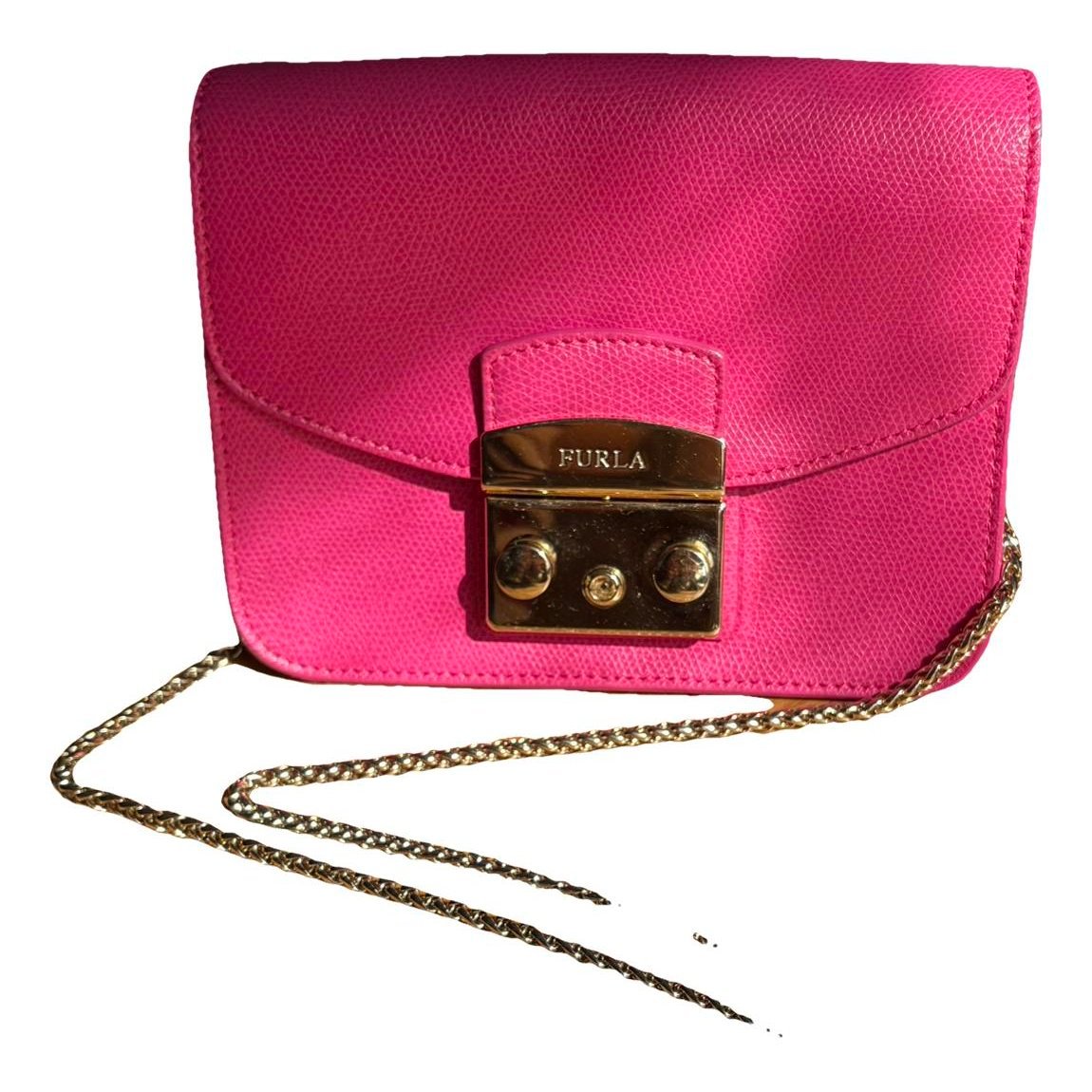 Furla Metropolis leather clutch bag
