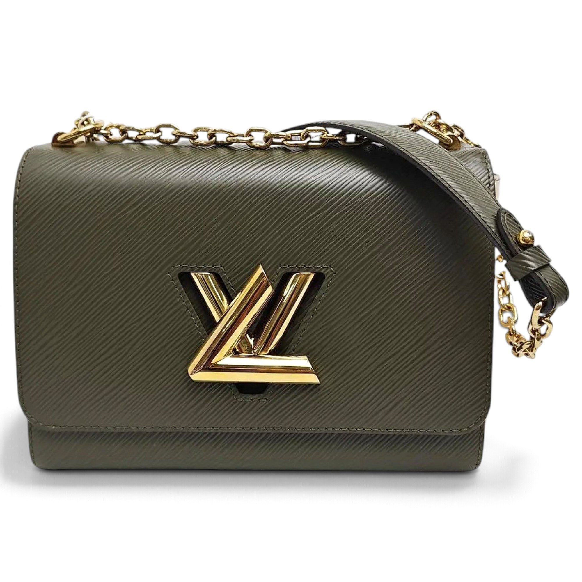 Twist leather crossbody bag