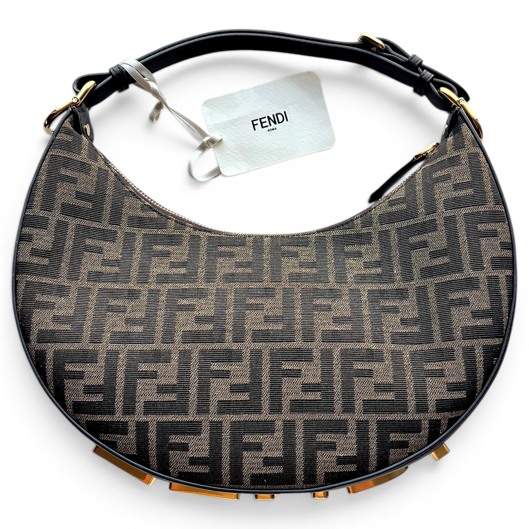 Fendigraphy cloth handbag