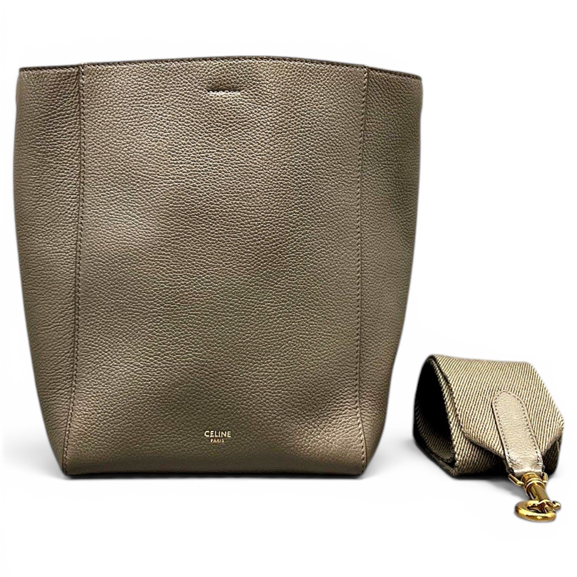 Seau Sangle leather tote