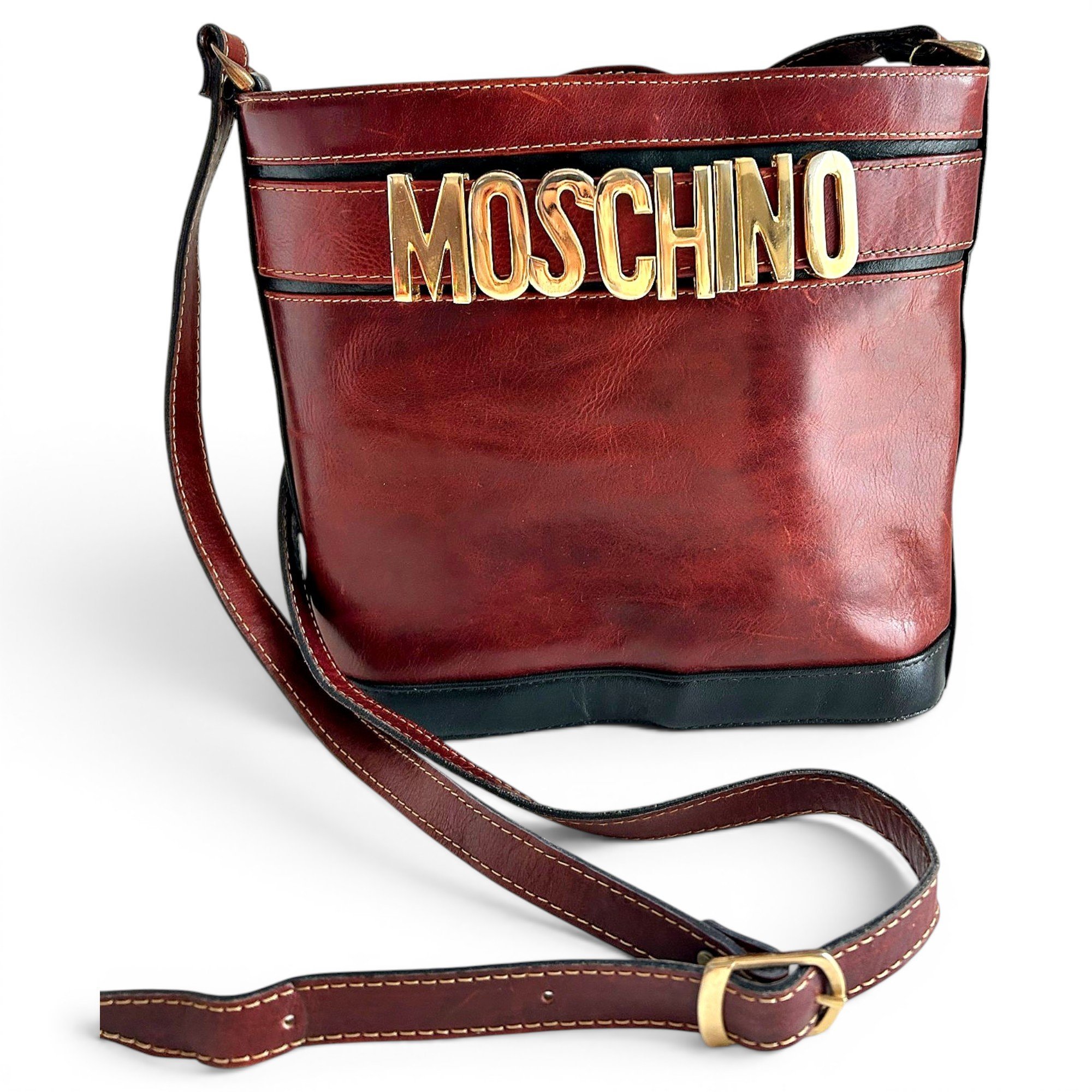 Leather handbag