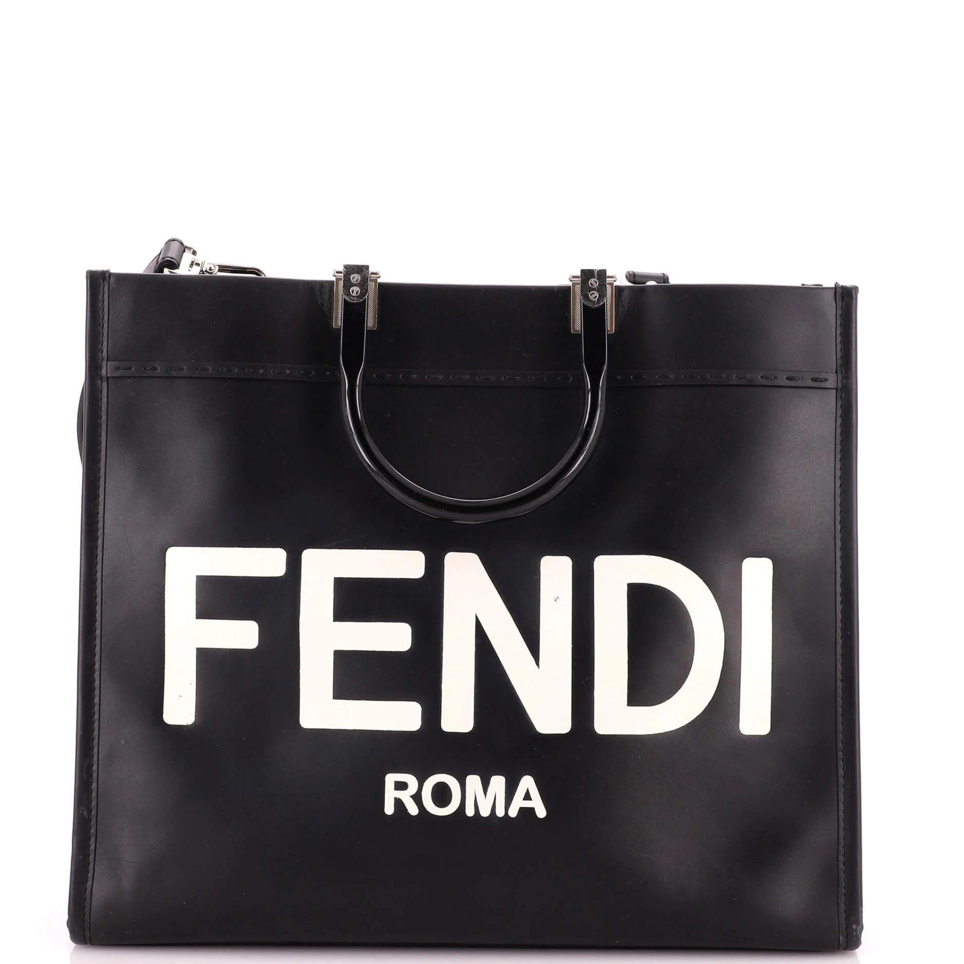 Leather tote